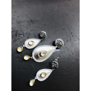 92.5 sterling silver antique pendant set
