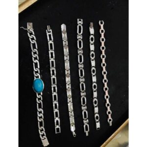 92.5 Sterling Silver Salman And Fancy Bracelet Lucky