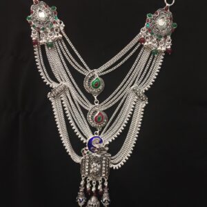 Colorful Silver Peacock Design Juda Kandora