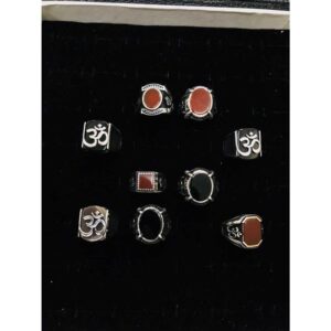 925 Colored Stone Sterling Silver Gents Ring