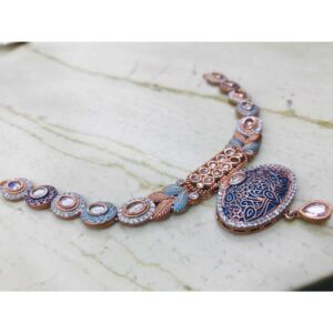 925 Sterling Silver Colorful Necklace