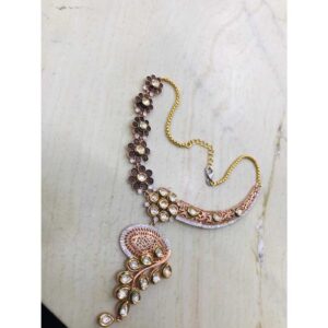 92.5 Sterling Silver Two Tone Necklace