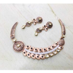92.5 Sterling Silver Handmade Necklace Set