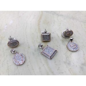 92.5 Sterling Silver Pendant Set