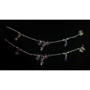 Silver Stone Natural Payal