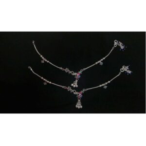 Silver Indian Natural Fancy Payal