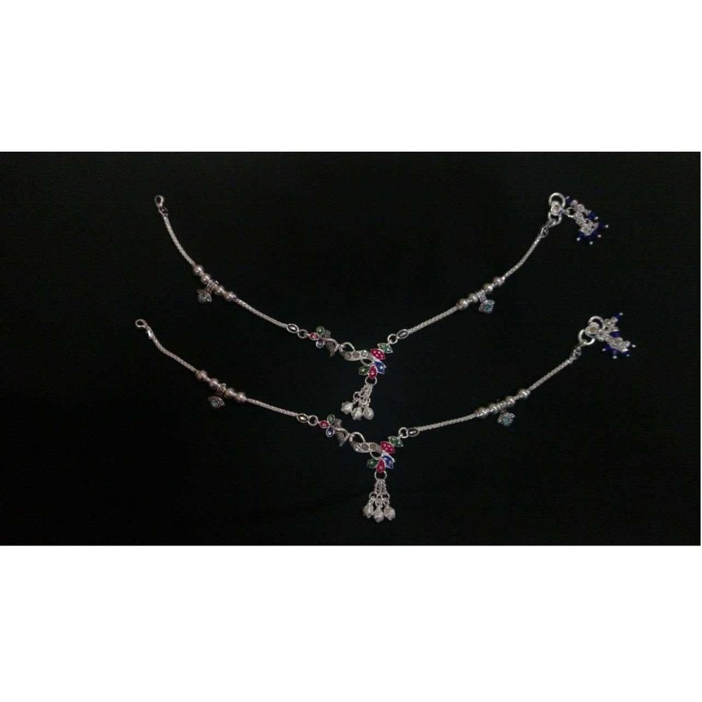 Silver Indian Natural Fancy Payal