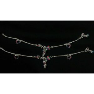Silver Classic Indian Fancy Payal