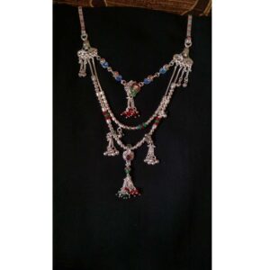 Silver Special Indian Oxidised Kandora