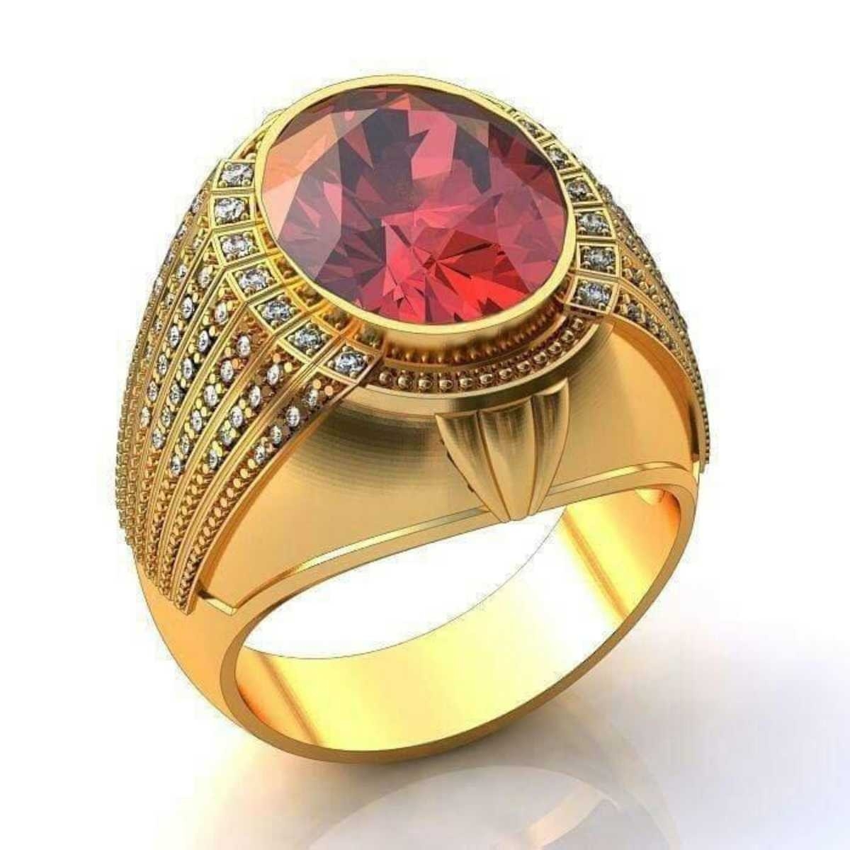 22K Gold Gents Indian Fancy Ring