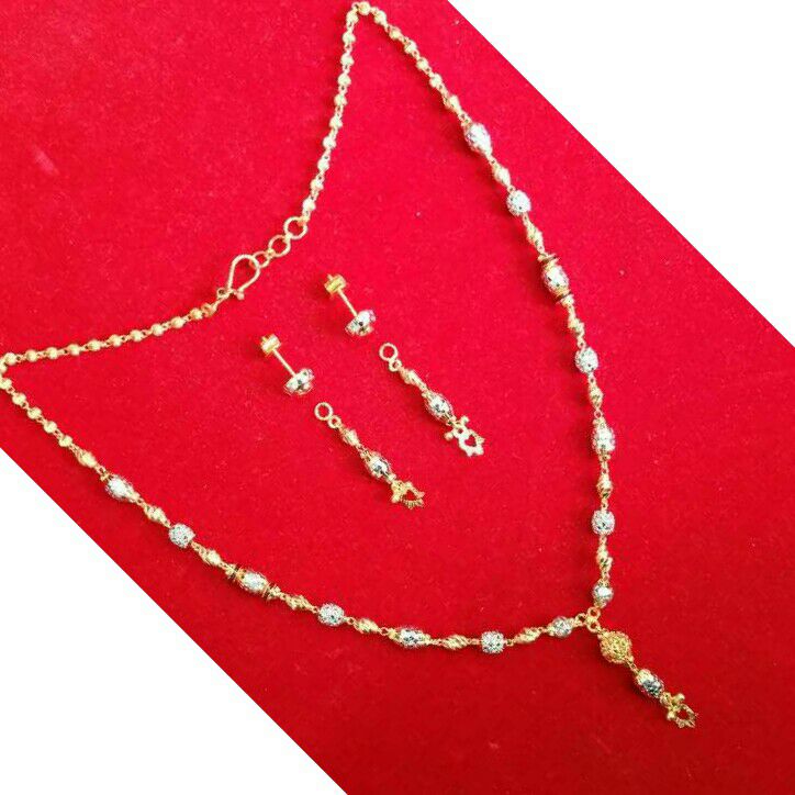 Light weight 916 Gold Ladies Dokiya Set