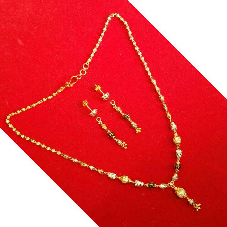 Light weight 916 Gold Ladies Dokiya Set