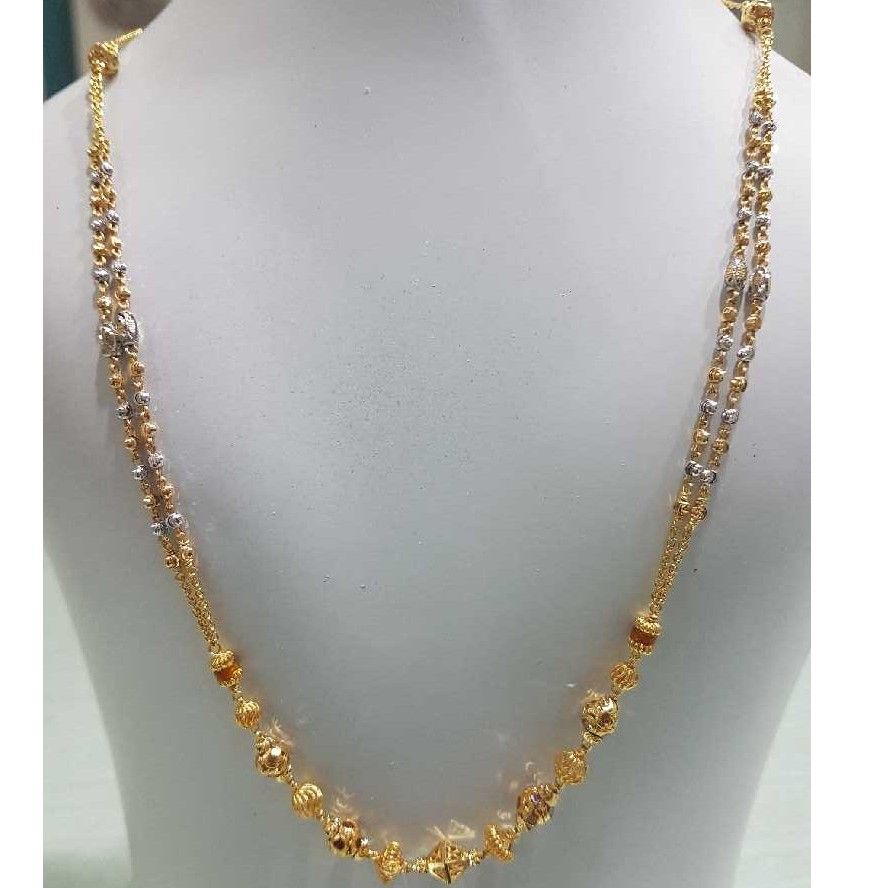 22K / 916 Gold Indian Ladies 2 Line Dokiya