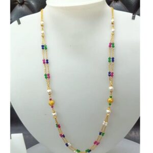 Gold estate necklace for women