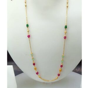 Gold unique necklace for women