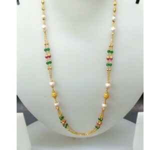 Gold dailywear necklace for women