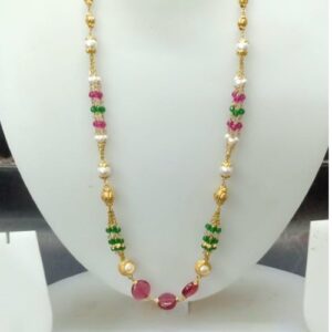 Gold gorgeous diamond mala
