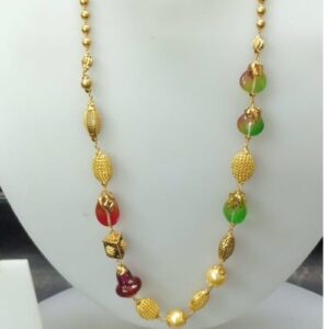 Gold trending diamond mala