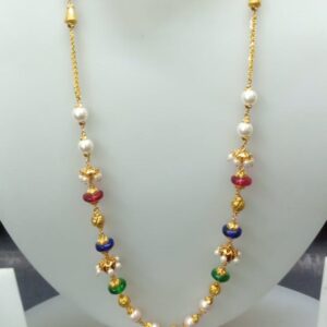 22 KT Gold Classic Special Occasion Antique Mala CJAM83