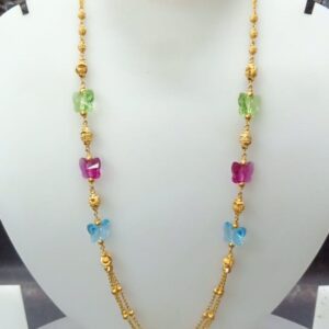 22 KT Gold Classic Special Occasion Antique Mala CJAM75
