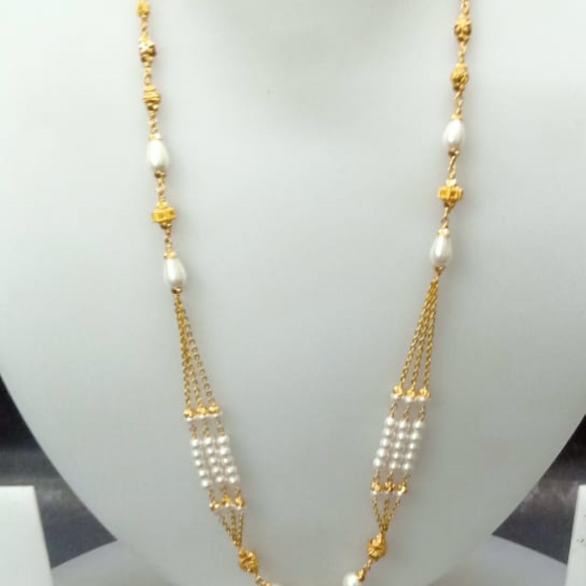 22 KT Gold Modern Ethnic Antique Mala CJAM74