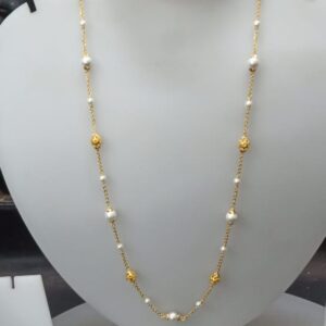22 KT Gold Fancy Special Occasion Antique Mala CJAM69