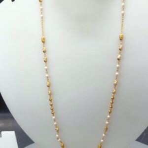 22 KT Gold Trendy Ethnic Antique Mala CJAM64