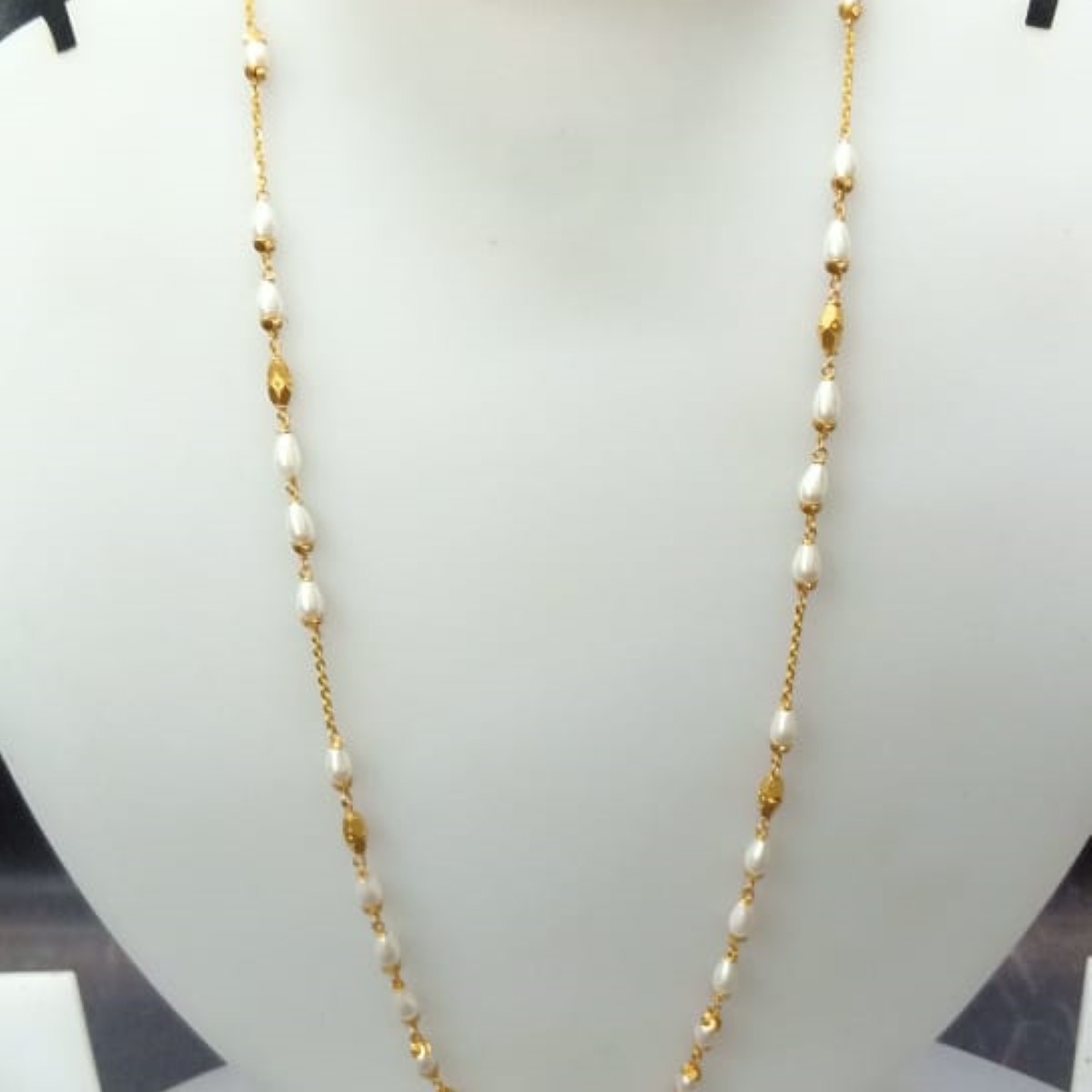 22 KT Gold Modern Ethnic Antique Mala CJAM62