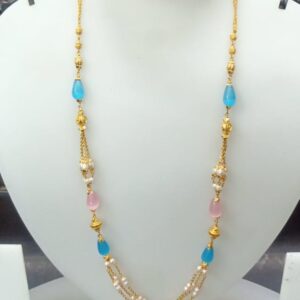 22 KT Gold Trendy Ethnic Antique Mala CJAM60