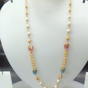 22 KT Gold Classic Special Occasion Antique Mala CJAM59