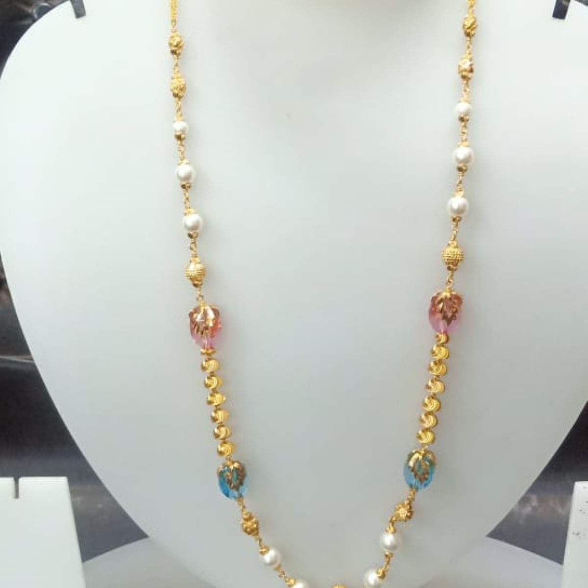 22 KT Gold Classic Special Occasion Antique Mala CJAM59