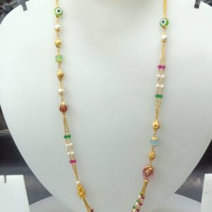 22 KT Gold Classic Special Occasion Antique Mala CJAM55