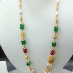 22 KT Gold Fancy Special Occasion Antique Mala CJAM53
