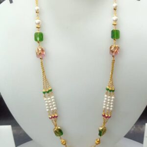 22 KT Gold Trendy Ethnic Antique Mala CJAM52