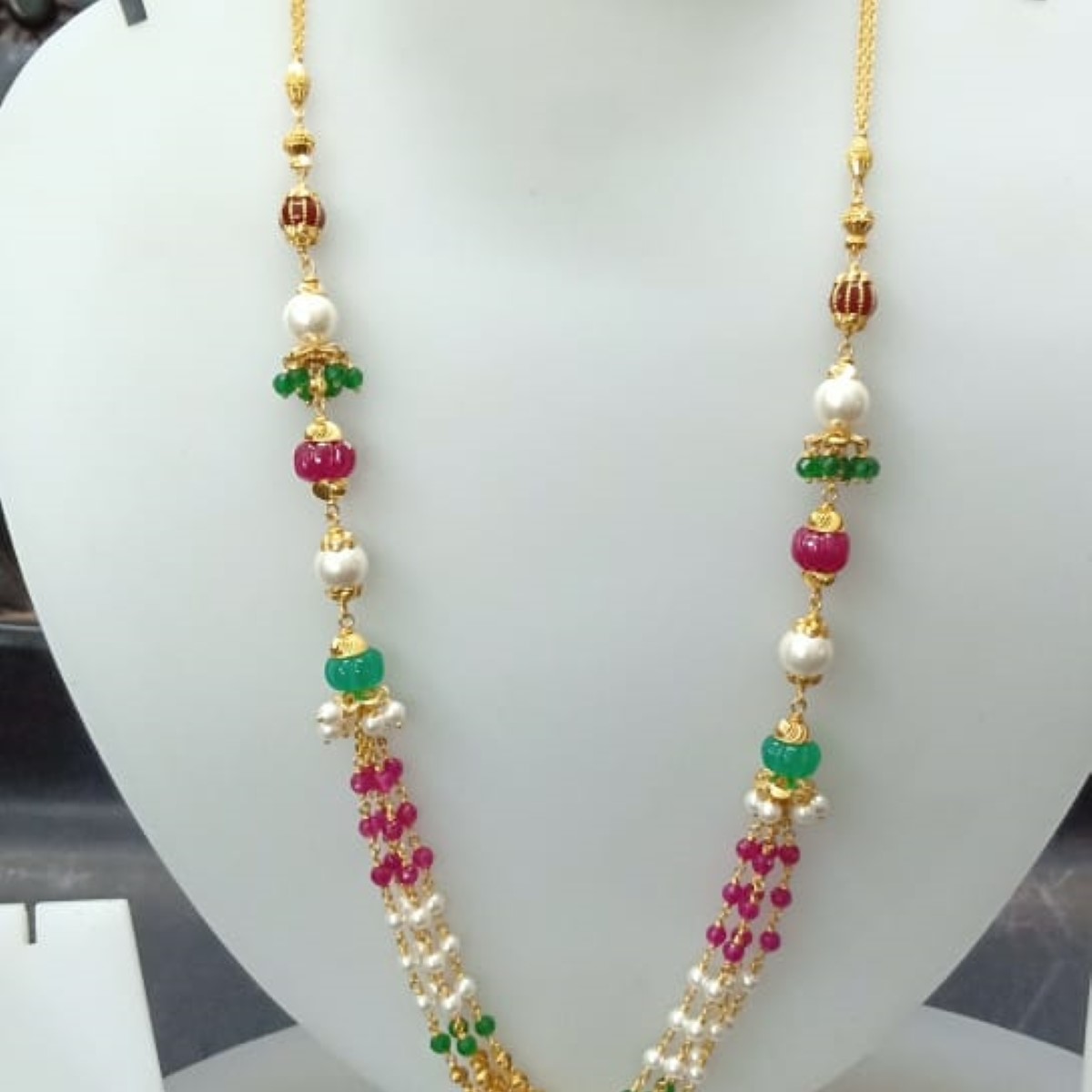 22 KT Gold Modern Ethnic Antique Mala CJAM50