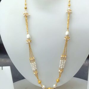 22 KT Gold Classic Special Occasion Antique Mala CJAM47