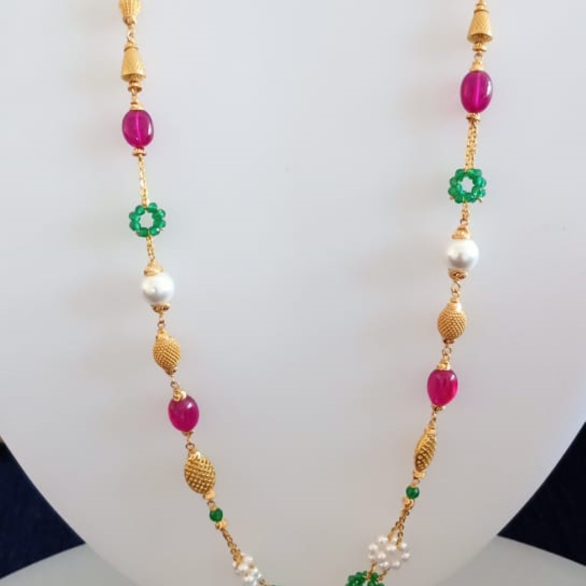 22 KT Gold Classic Special Occasion Antique Mala CJAM35