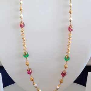 22 KT Gold Modern Ethnic Antique Mala CJAM30
