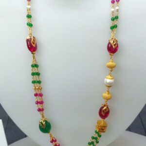 22 KT Gold Modern Ethnic Antique Mala CJAM26