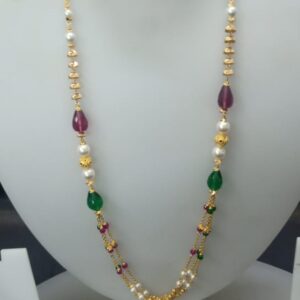 22 KT Gold Trendy Ethnic Antique Mala CJAM16