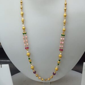 22 KT Gold Trendy Ethnic Antique Mala CJAM12