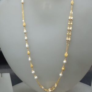 22 KT Gold Modern Ethnic Antique Mala CJAM06