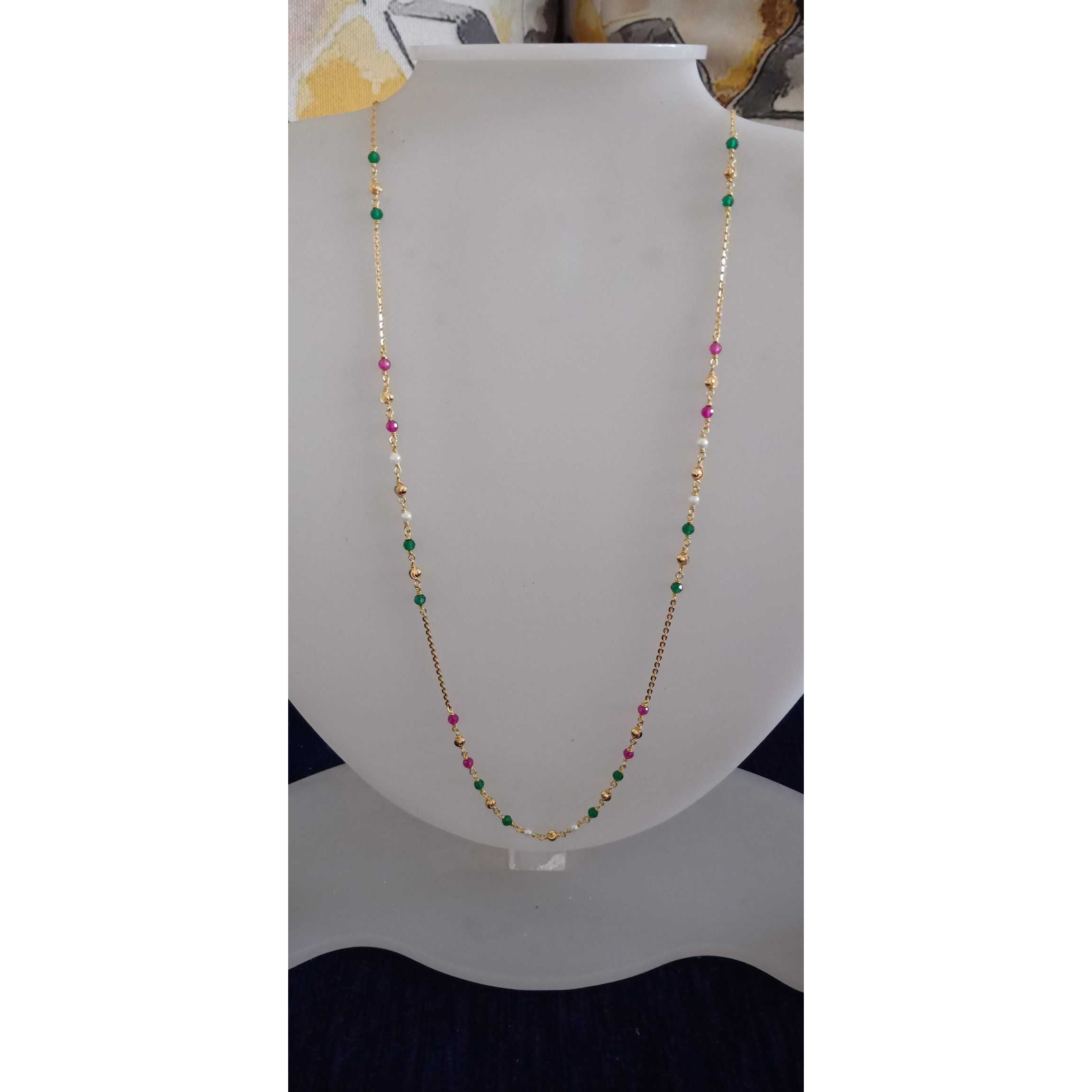 22 Ct Colorful Delicate Mala