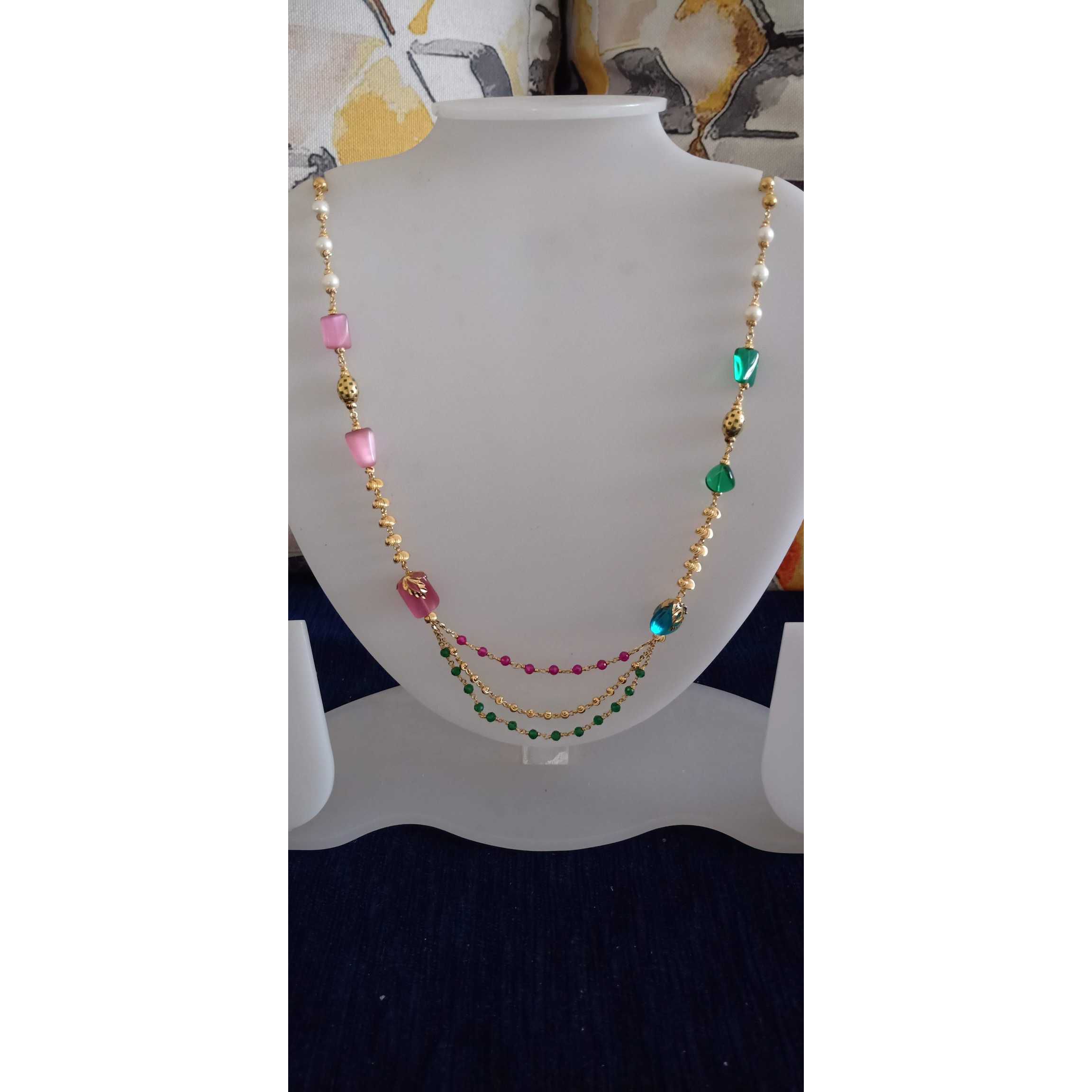 22 Ct Colorful Delicate Mala