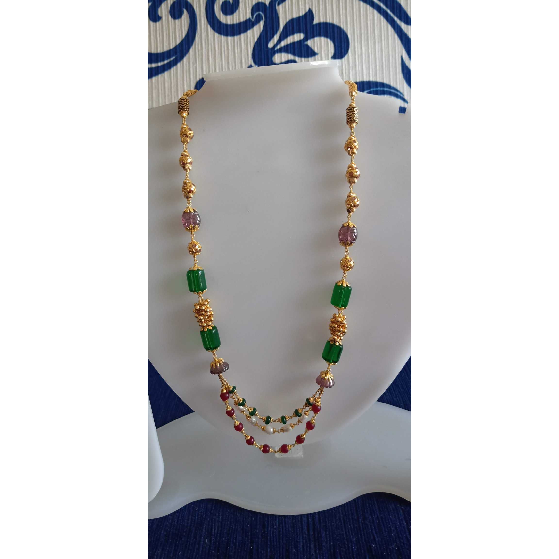 22 Ct Gold Dazzling Mala
