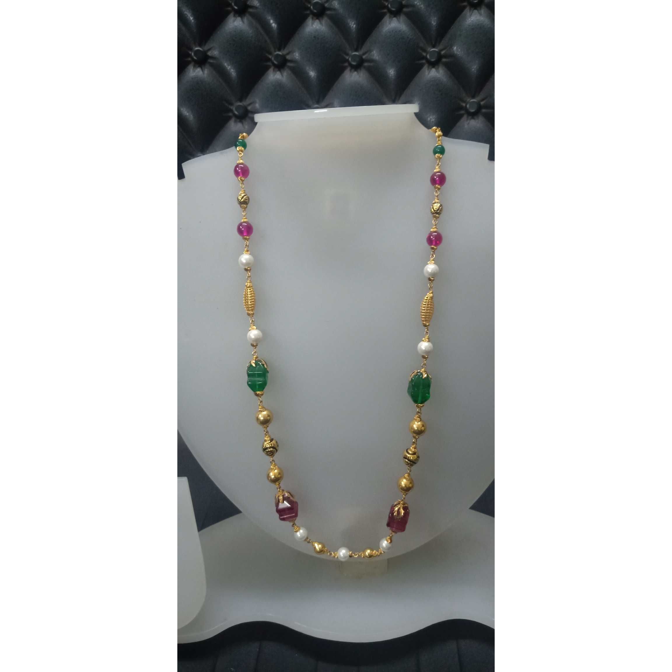 Attractive 22 Ct Gold Fancy Mala