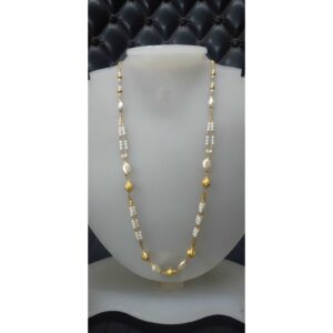 916 Gold White Gorgeous Fancy Mala