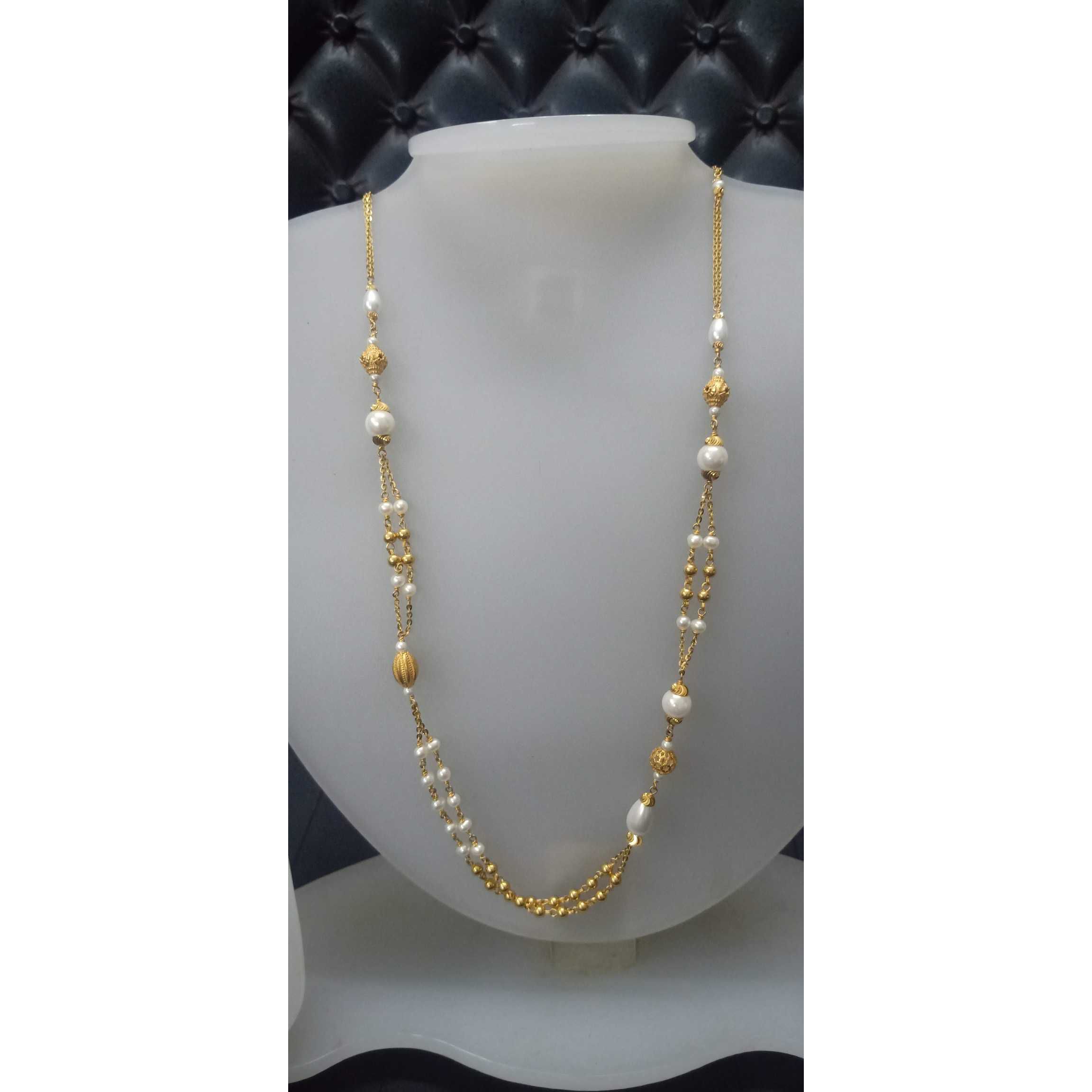 22 Ct Designer Gold Fancy Mala