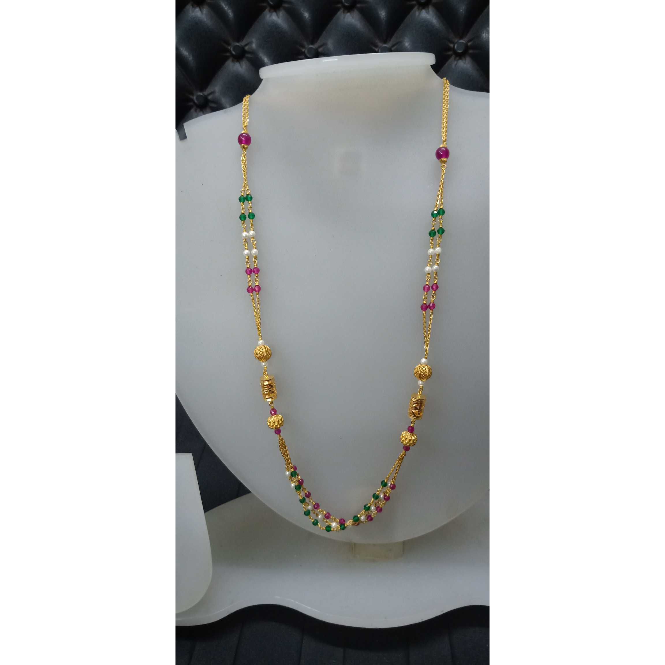 22 Ct Gorgeous Fancy Mala