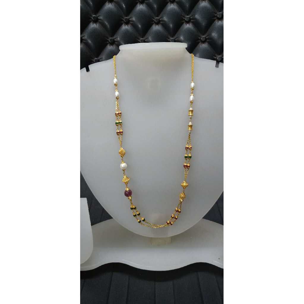 22 Ct Gold Rear Fancy Mala